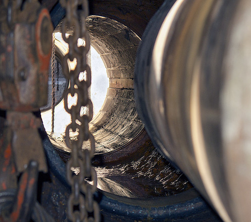 1275-Looking-outside-through-aft-end-of-shaft-alley,-shaft-pulled-inside